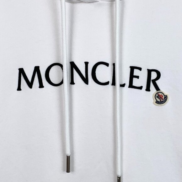 Moncler White Hoodie Sweatshirt S - Picture 4 of 8